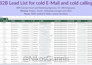 create a customized and personalized b2b lead list